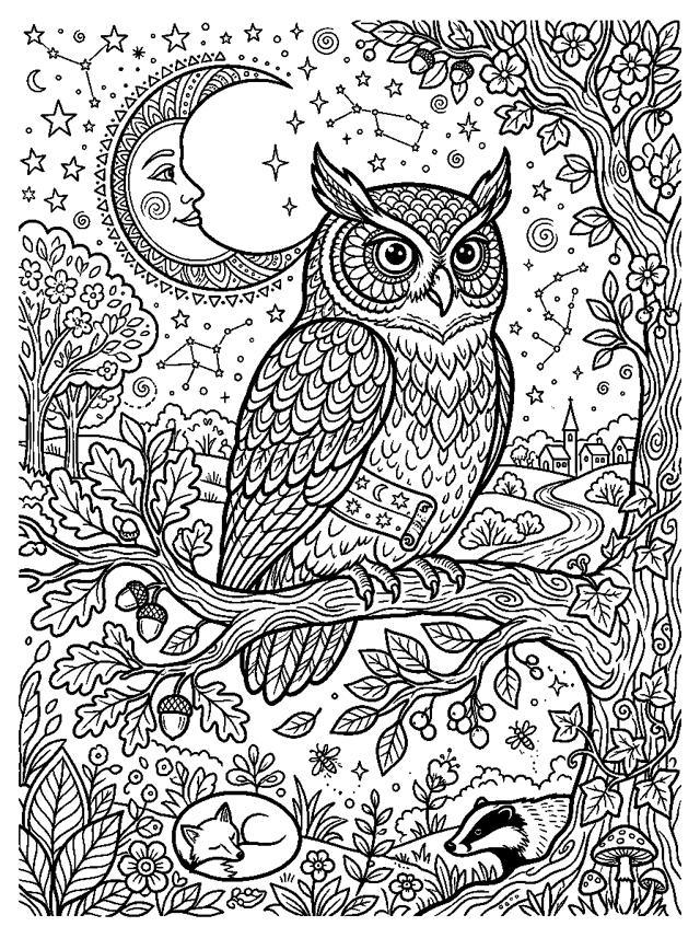 Owl on a Branch