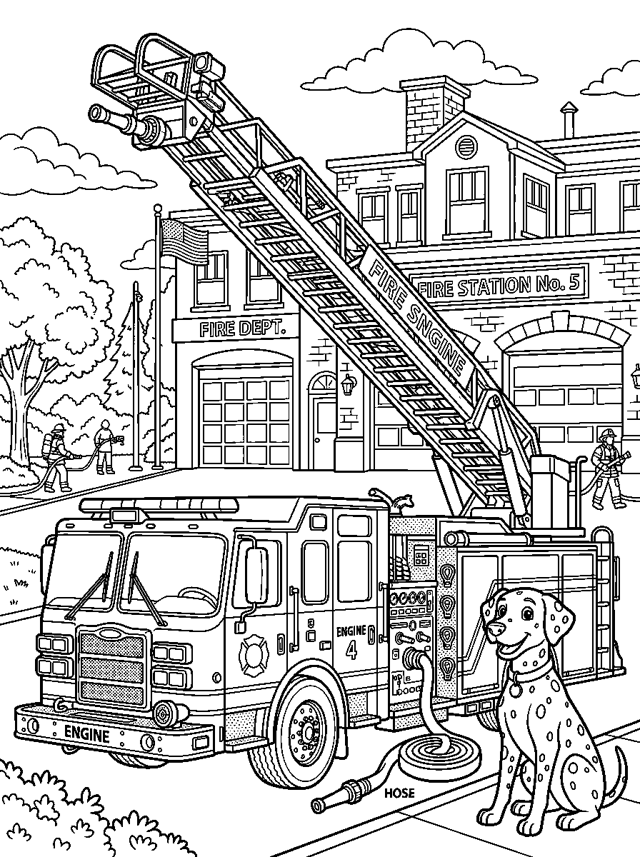 Fire Truck in Action