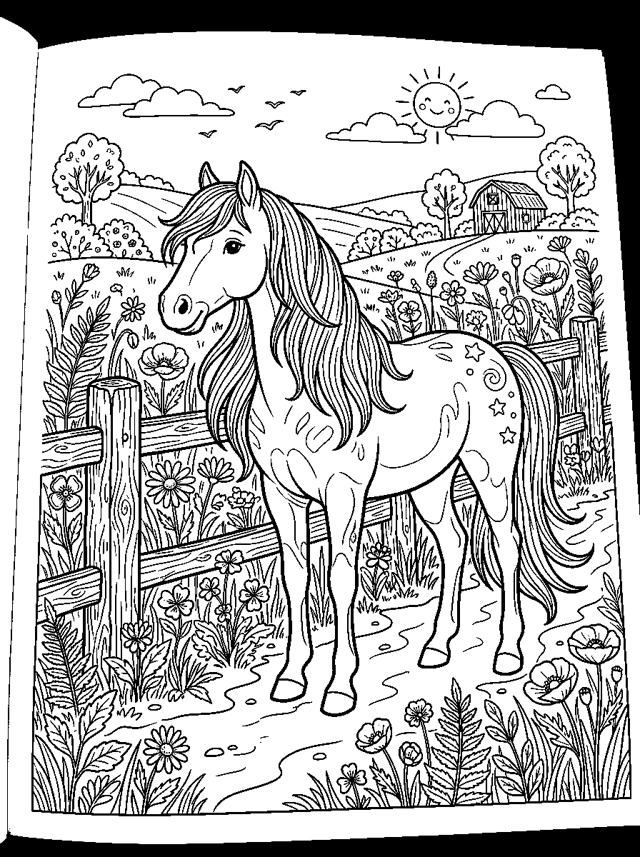 Horse in the Paddock