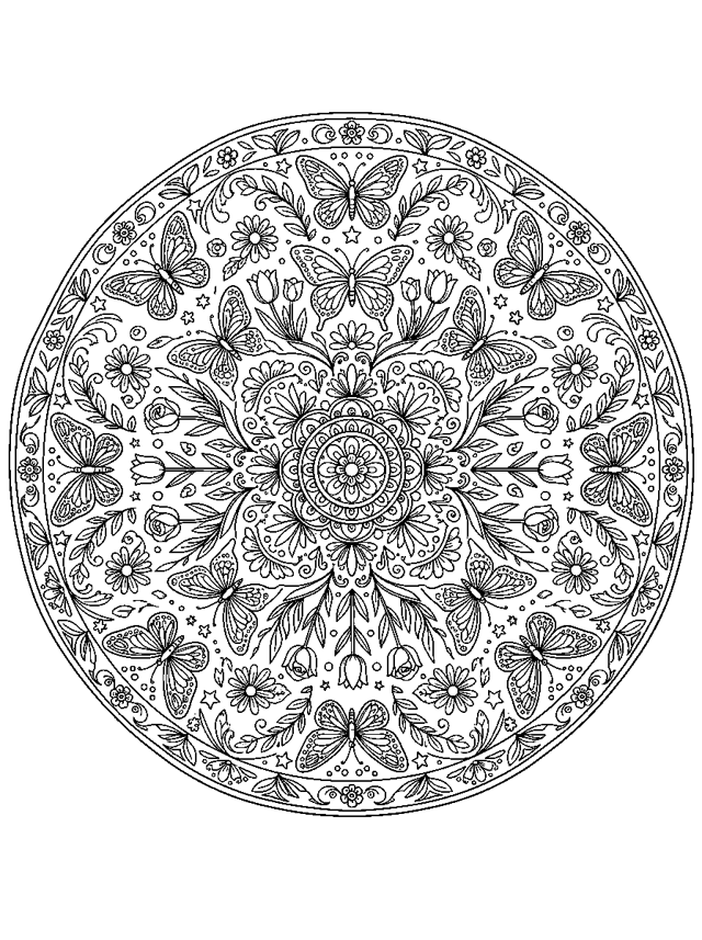 Butterfly Mandala